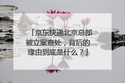 京东快递北京总部被立案查处,背后的缘由到底是什么?