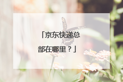 京东快递总部在哪里?