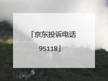 京东投诉电话95118