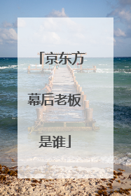 京东方幕后老板是谁