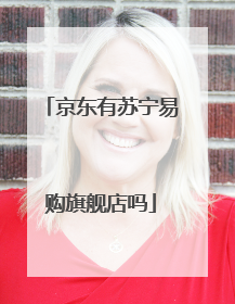 京东有苏宁易购旗舰店吗