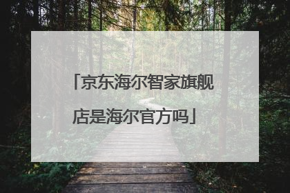 京东海尔智家旗舰店是海尔官方吗