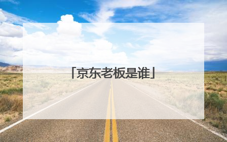 京东老板是谁