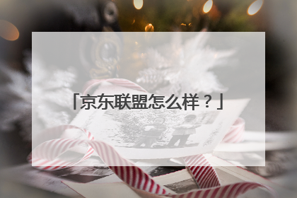 京东联盟怎么样?