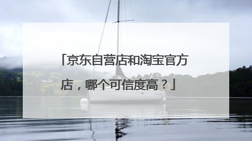 京东自营店和淘宝官方店,哪个可信度高?