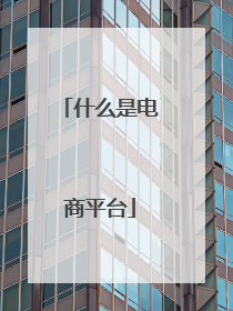 什么是电商平台