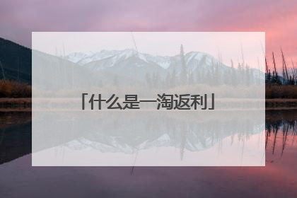 什么是一淘返利