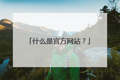 什么是官方网站?