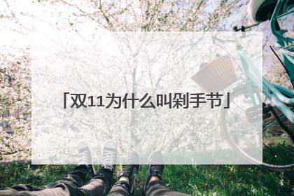 双11为什么叫剁手节