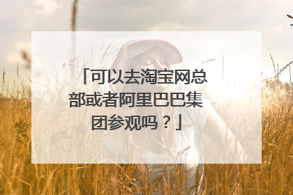 可以去淘宝网总部或者阿里巴巴集团参观吗?