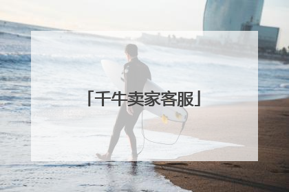 千牛卖家客服