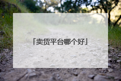 卖货平台哪个好
