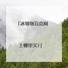 冰墩墩盲盒网上哪里买?