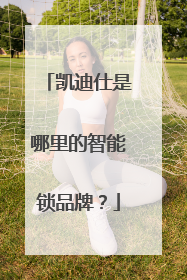 凯迪仕是哪里的智能锁品牌?