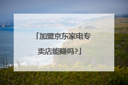 加盟京东家电专卖店能赚吗?
