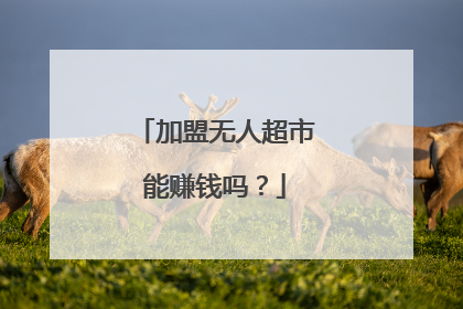 加盟无人超市能赚钱吗？