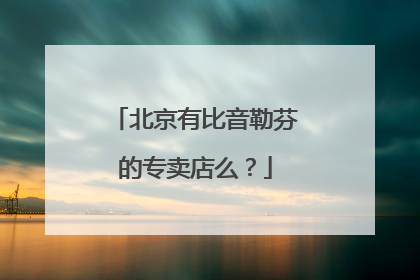 北京有比音勒芬的专卖店么?