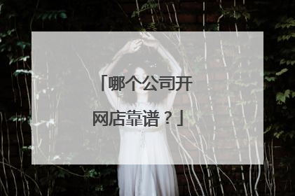 哪个公司开网店靠谱?