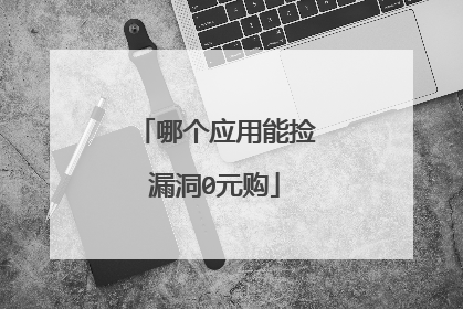 哪个应用能捡漏洞0元购