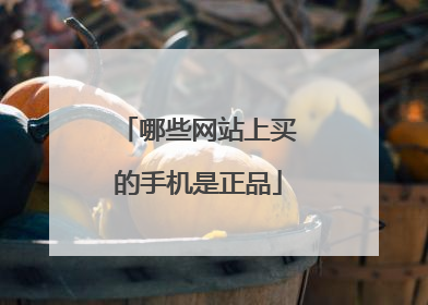 哪些网站上买的手机是正品