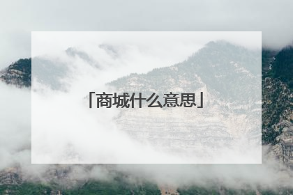 商城什么意思
