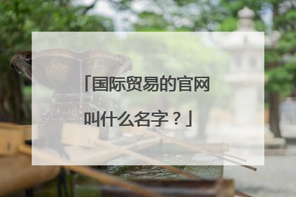 国际贸易的官网叫什么名字?