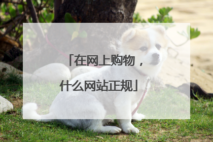 在网上购物,什么网站正规