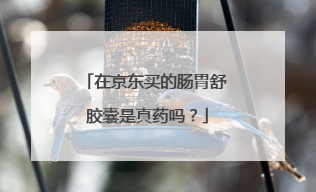 在京东买的肠胃舒胶囊是真药吗？