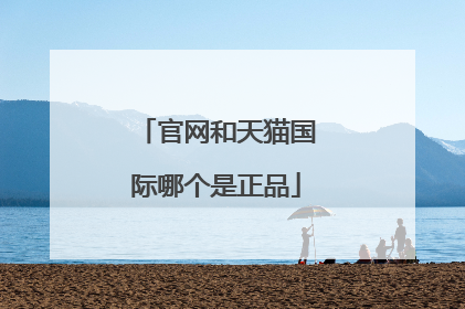 官网和天猫国际哪个是正品