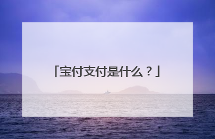 宝付支付是什么?