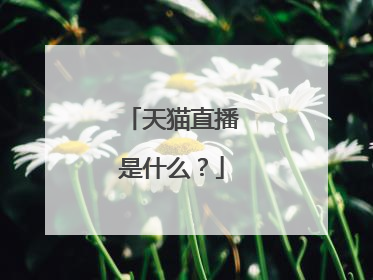 天猫直播是什么?