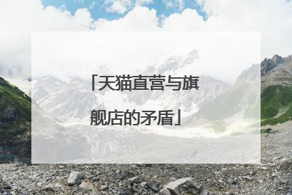 天猫直营与旗舰店的矛盾