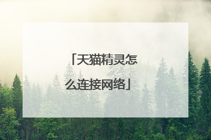 天猫精灵怎么连接网络