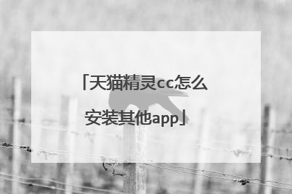 天猫精灵cc怎么安装其他app