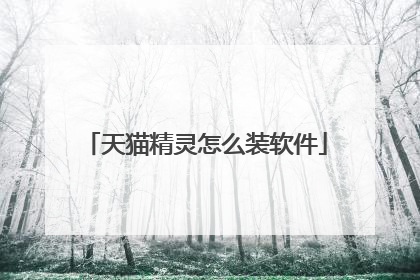 天猫精灵怎么装软件