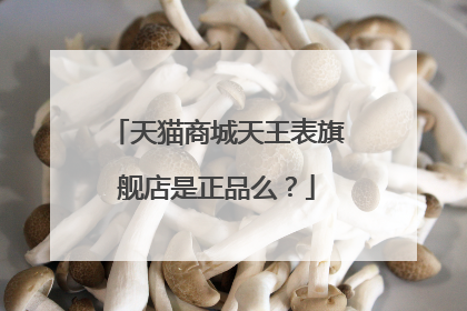 天猫商城天王表旗舰店是正品么?