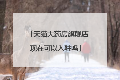 天猫大药房旗舰店现在可以入驻吗