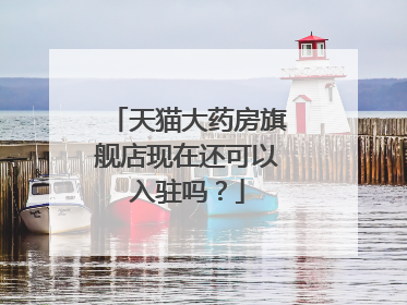 天猫大药房旗舰店现在还可以入驻吗?