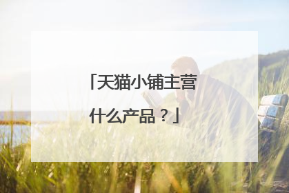天猫小铺主营什么产品？