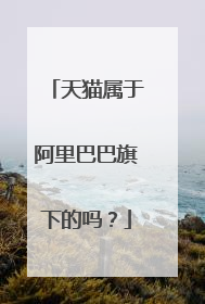 天猫属于阿里巴巴旗下的吗?