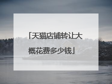 天猫店铺转让大概花费多少钱