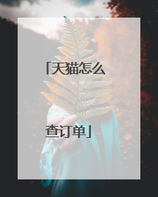 天猫怎么查订单