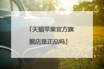 天猫苹果官方旗舰店是正品吗