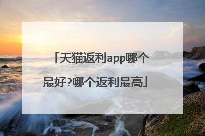 天猫返利app哪个最好?哪个返利最高