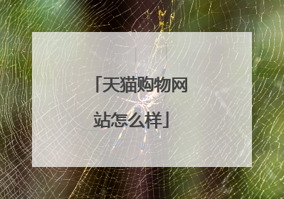 天猫购物网站怎么样