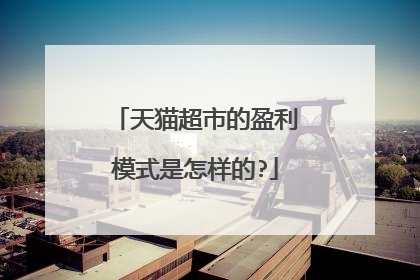 天猫超市的盈利模式是怎样的?