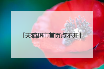天猫超市首页点不开