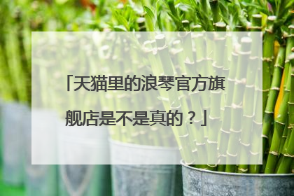 天猫里的浪琴官方旗舰店是不是真的?