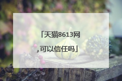 天猫8613网,可以信任吗