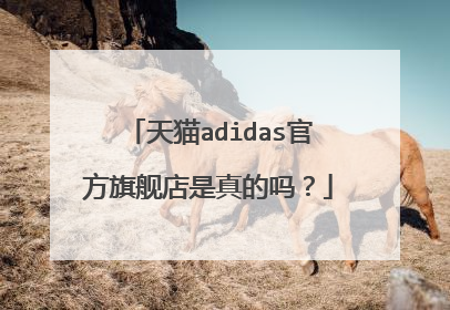 天猫adidas官方旗舰店是真的吗?